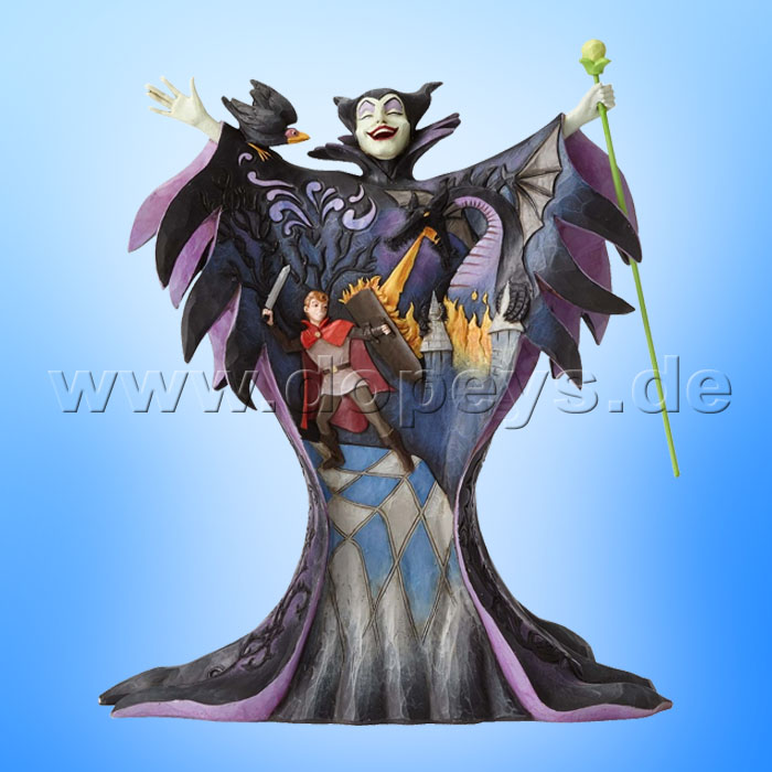 Disney Traditions / Jim Shore Figur von Enesco "Malevolent Madness (Malefiz mit Märchenszene)" 4055439.