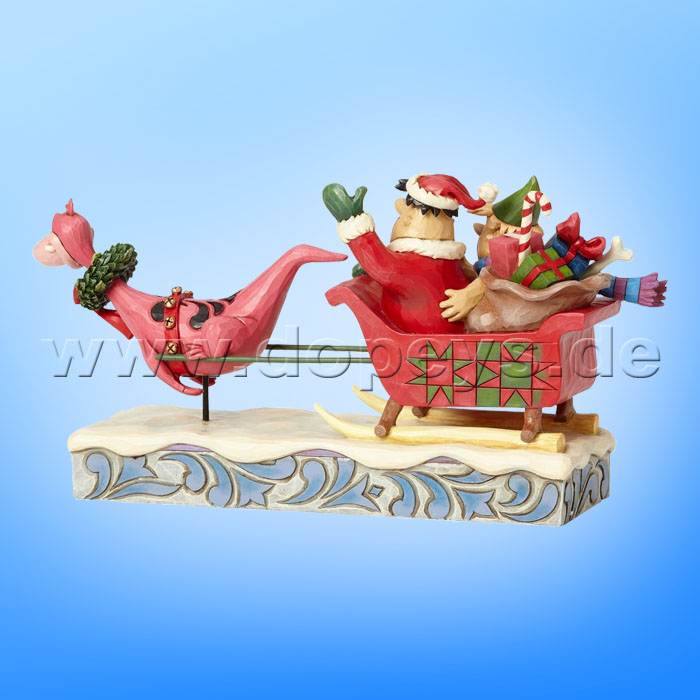 The Flintstones / Jim Shore figurine from Enesco "Christmas in Bedrock (Flintstones Sleigh Ride)" 4058331
