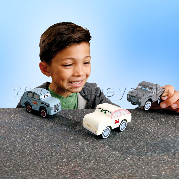 Disney Pixar Cars 3 Set - Legends von Kidkraft (River Scott, Tucker Moon & Louise „Barnstormer“ Nash) 17215