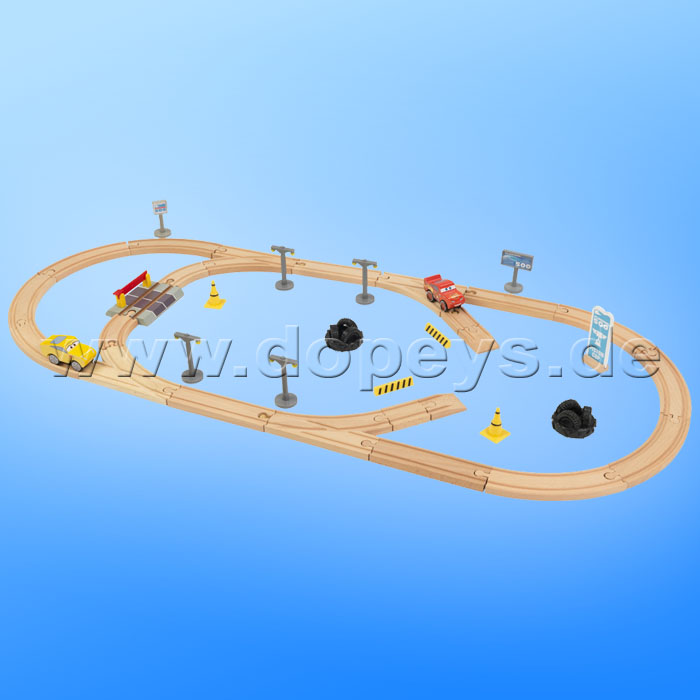 Disney Pixar Cars 3 Eisenbahnset Build Your Own Track von Kidkraft 17213