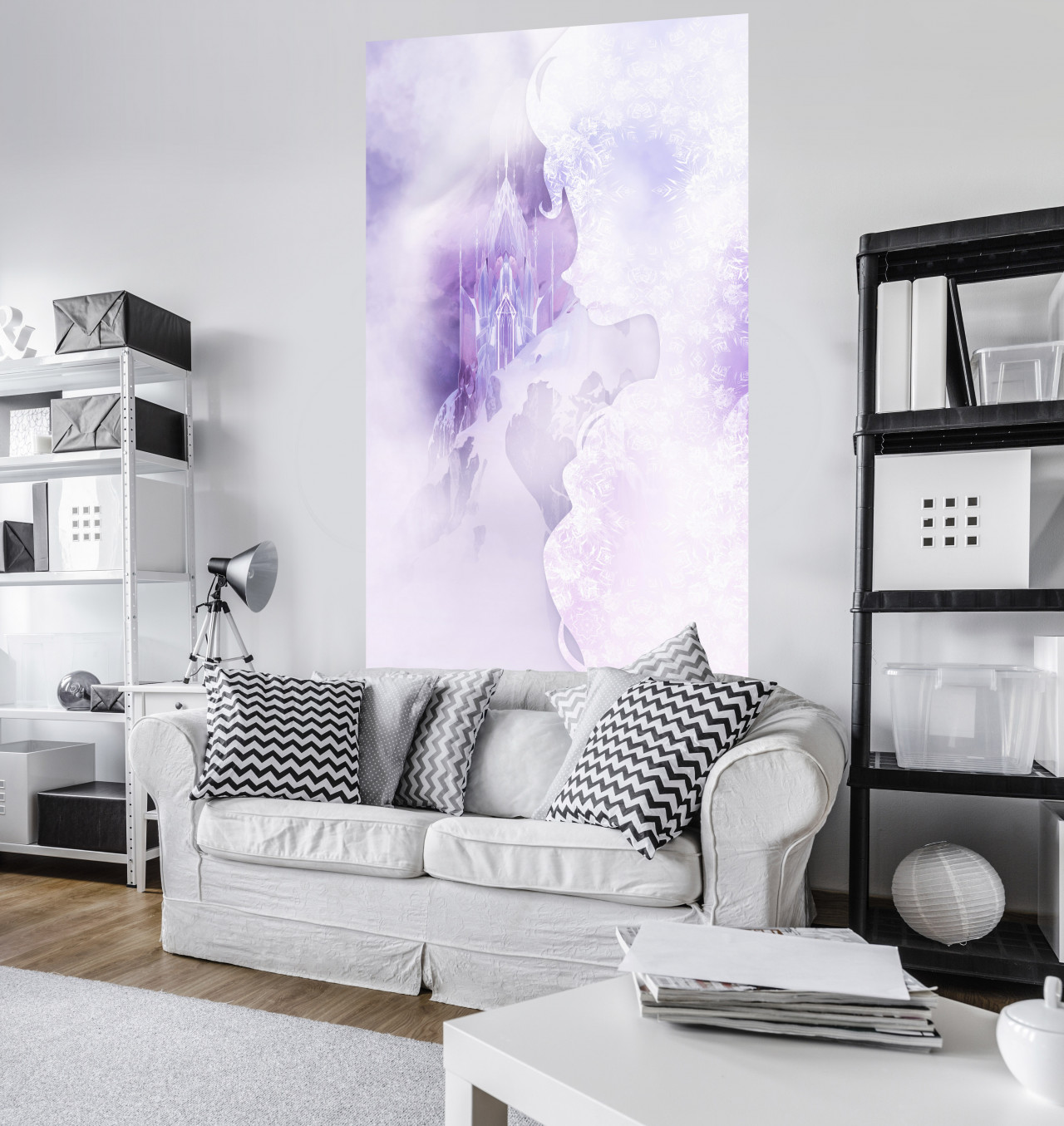 Disney Vlies Fototapete Die Eiskönigin "Frozen Winter Mist" 1,20m x 2,00m