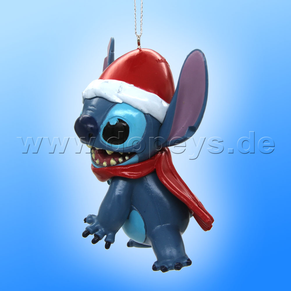 Kurt S. Adler - Disney "Santa 626" Stitch mit Weihnachtsmütze - Weihnachtsbaumanhänger / Ornament DN37069