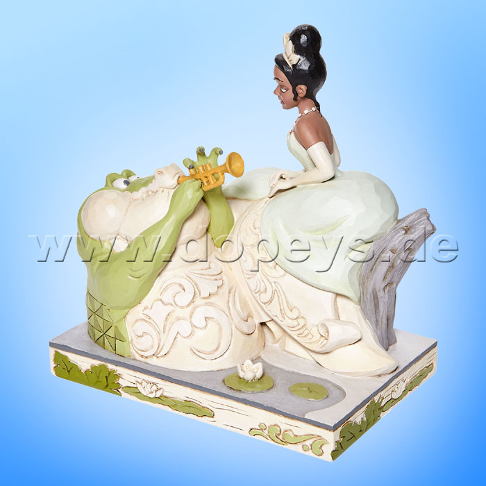 Disney Traditions - Bayou Beauty (Tiana with Louie White Woodland) figurine by Jim Shore 6008065