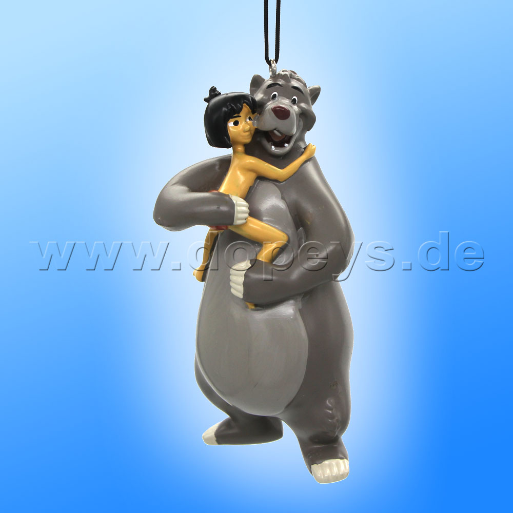 Kurt S. Adler - Disney "Baloo & Mowgli" The Jungle Book Hanging Ornament DN33041