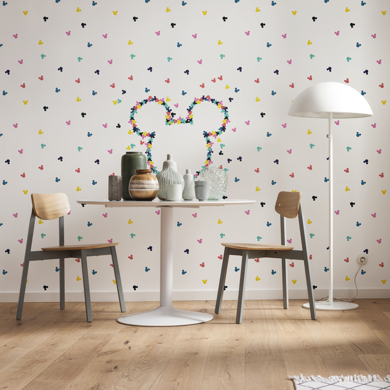 Disney Vlies Fototapete Mickey Maus "Mickey Heads-Up"