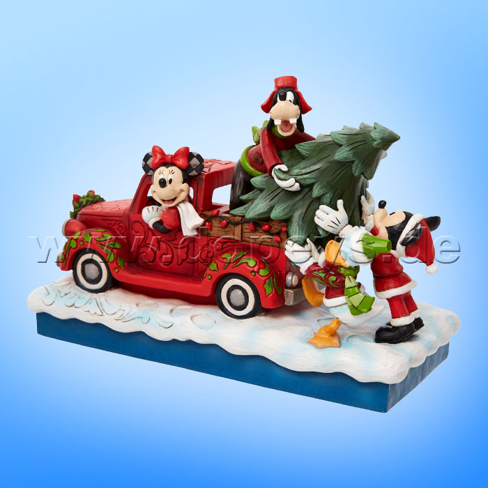 Disney Traditions - Loads Of Christmas Cheer (Mickey & Friends with Red Truck & Tree) figurine by Jim Shore 6010868