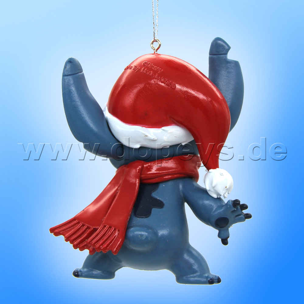 Kurt S. Adler - Disney "Santa 626" Stitch mit Weihnachtsmütze - Weihnachtsbaumanhänger / Ornament DN37069