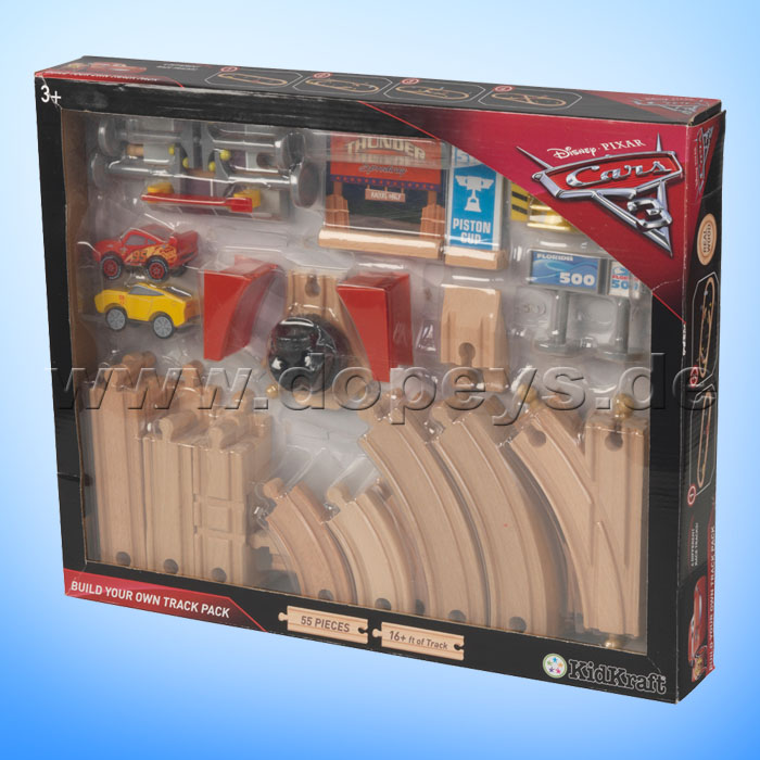 Disney Pixar Cars 3 Eisenbahnset Build Your Own Track von Kidkraft 17213
