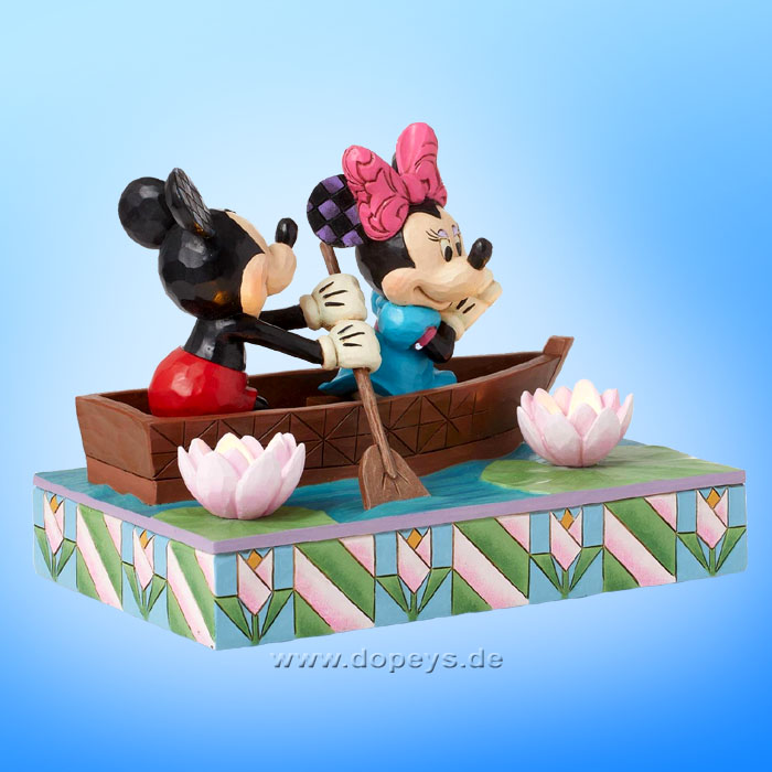 Disney Traditions Figur - Mickey & Minnie in einem Ruderboot (Row-mance is in the Air) von Jim Shore 6016328