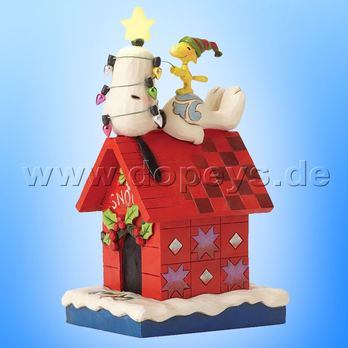 Peanuts / Jim Shore figurine from Enesco "Merry And Bright (Snoopy and Woodstock)" 4052719.