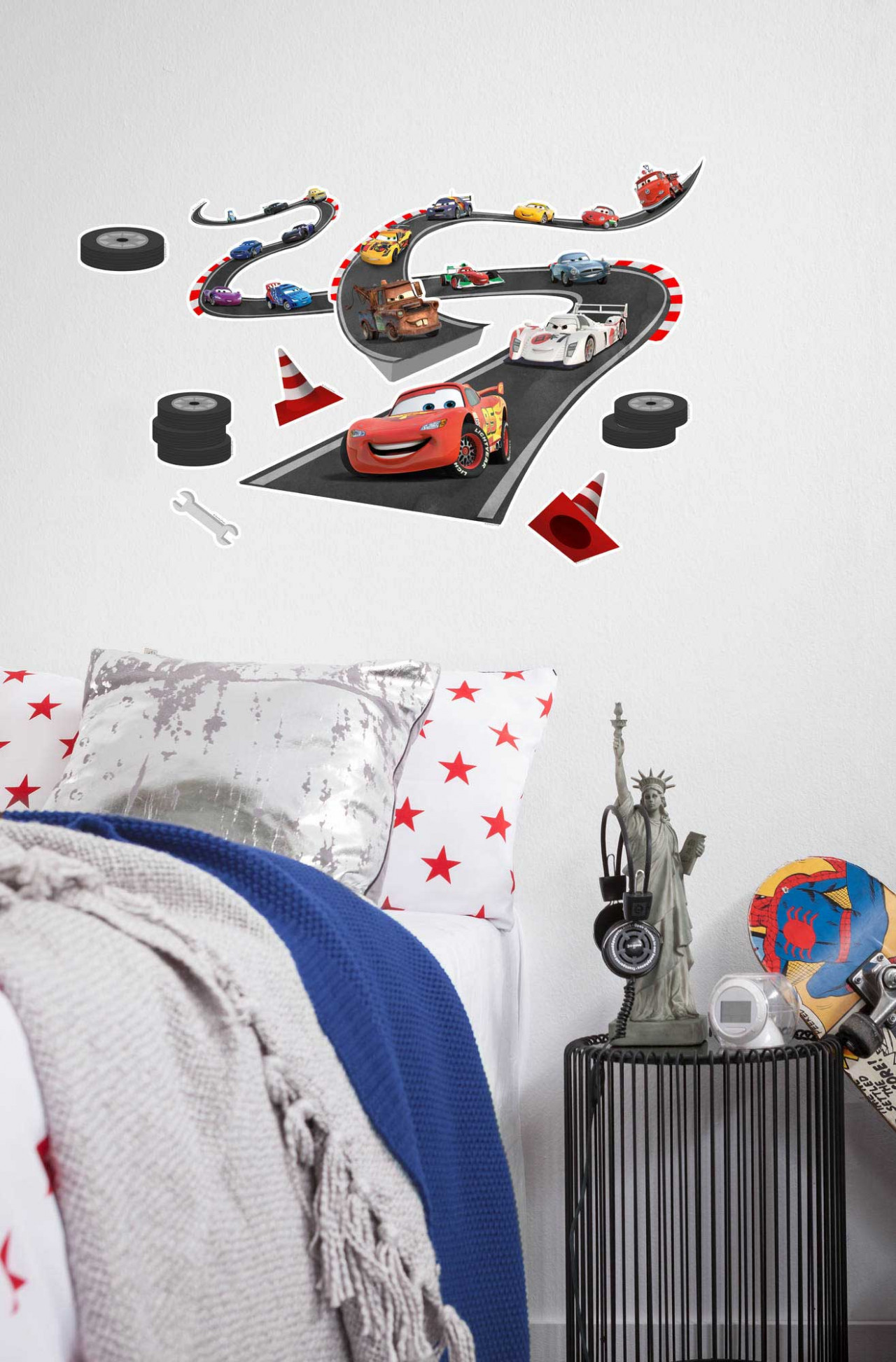 Disney Wandsticker / Wandaufkleber "Cars Track" 50cm x 70cm