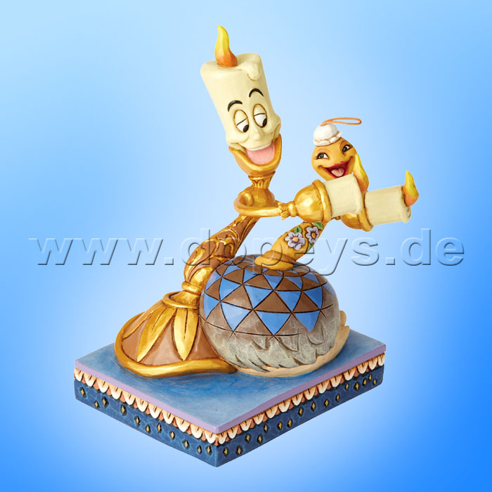 Disney Traditions - Romance By Candlelight (Lumiere & Feather Duster Plumette) by Jim Shore 6002814