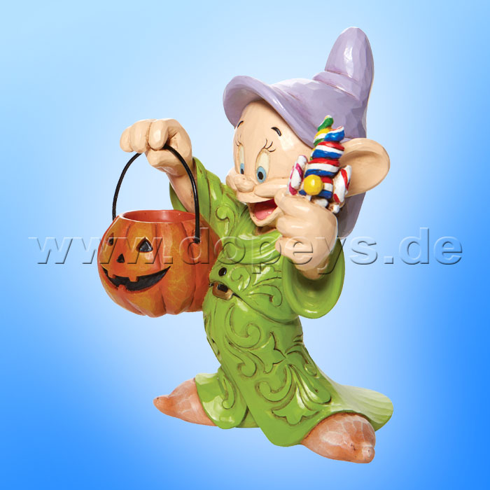 Disney Traditions - Cheerful Candy Collector (Halloween Seppl mit Kürbislaterne) von Jim Shore 6008988
