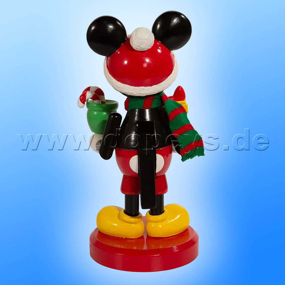 Kurt S. Adler - Disney Nussknacker "Mickey Maus" mit Weihnachtsgeschenk DN6211L