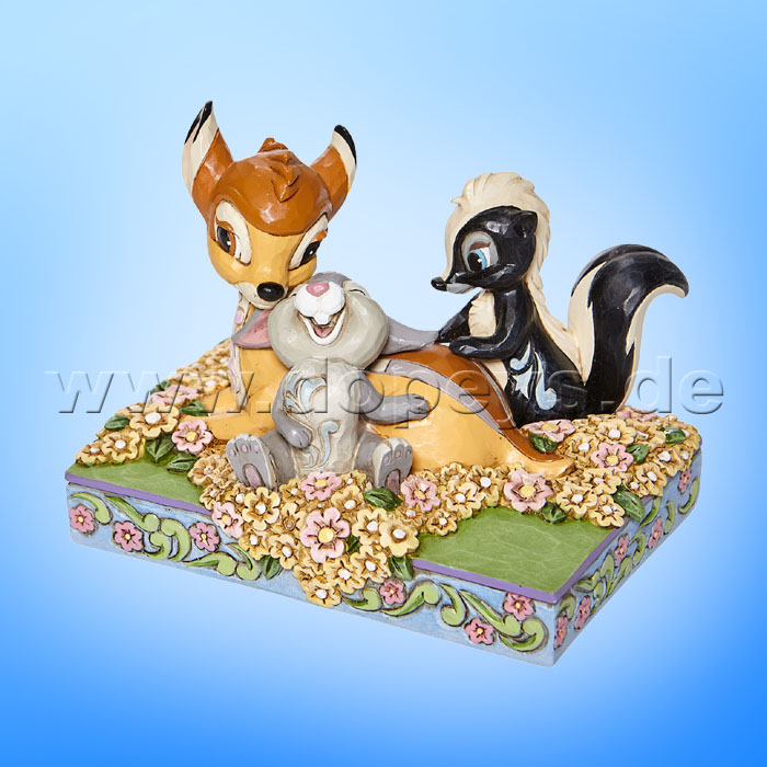 Disney Traditions - Childhood Friends (Bambi and Friends in Flowers) figurine by Jim Shore 6008318