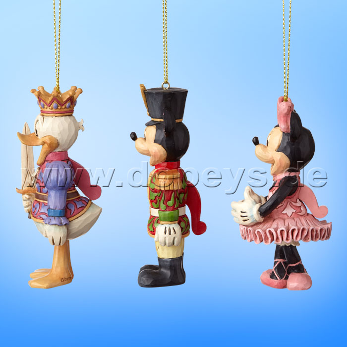 Disney Traditions - Mickey, Minnie & Donald Nutcracker (Hanging Ornament) Set by Jim Shore 6000957