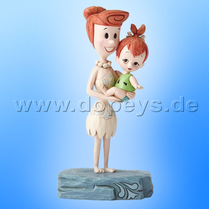 The Flintstones / Jim Shore Figur von Enesco."Beautiful Bond (Wilma & Pebbles Feuerstein)" 4051594.