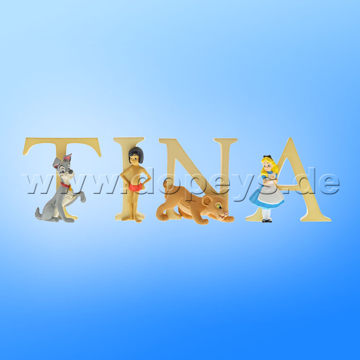 Enchanting Disney Collection - Buchstabe "S" - Strolch Figur von Enesco A29565