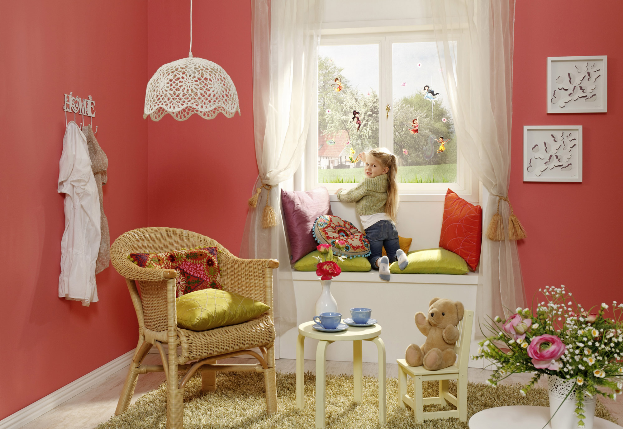 Disney Fensteraufkleber / Window-Sticker Tinker Bell "Fairies"