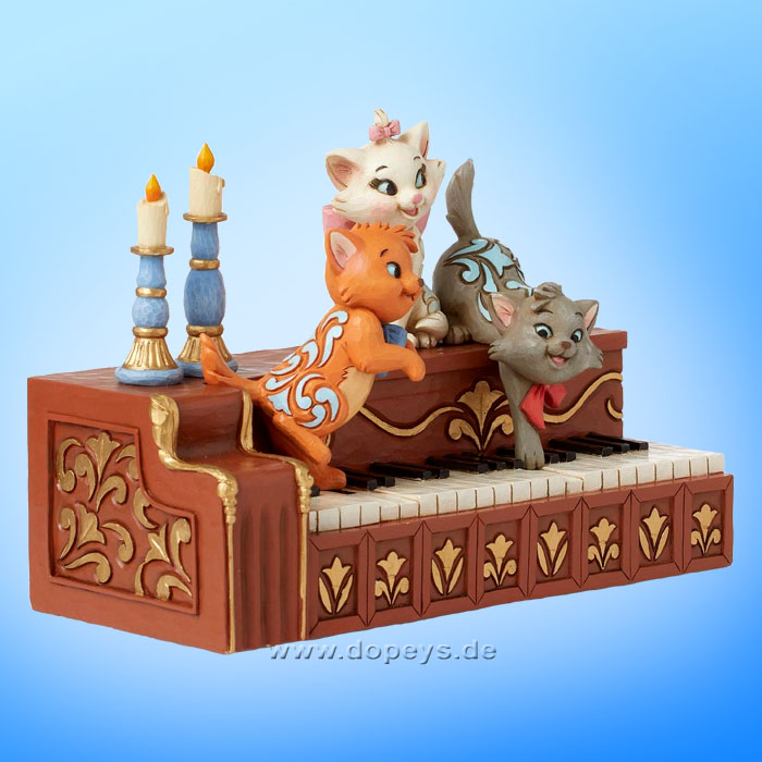 Disney Traditions Figur - Aristocats Kätzchen am Klavier (Paws at Play) von Jim Shore 6016349