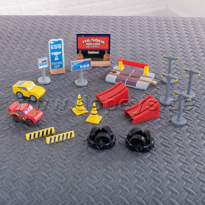 Disney Pixar Cars 3 Eisenbahnset Build Your Own Track von Kidkraft 17213