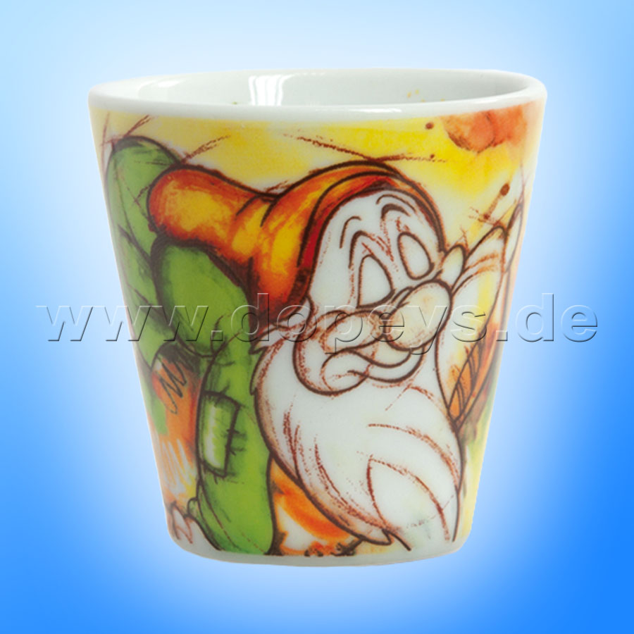 Disney Espressobecher / Espresso Shot "Schlafmütze" im italienischen Design, klein