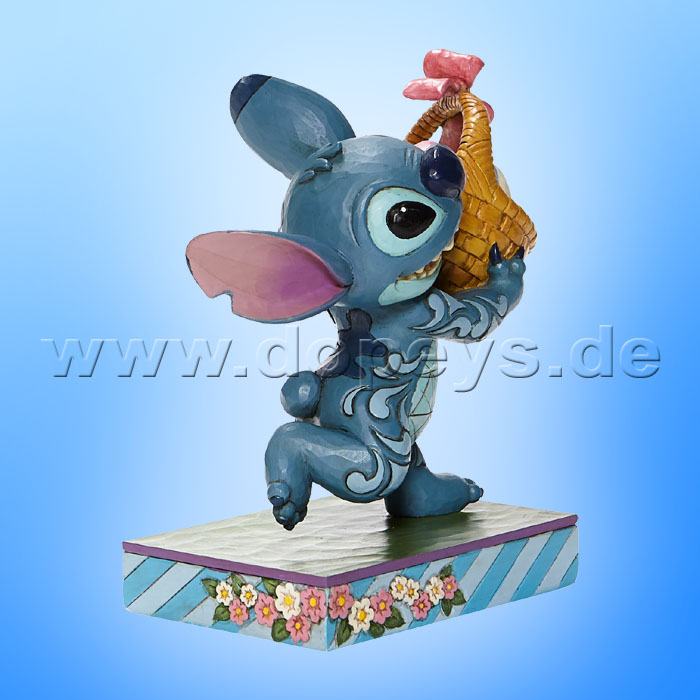 Disney Traditions - Bizarre Bunny (Stitch mit Osterkorb) von Jim Shore 6008075