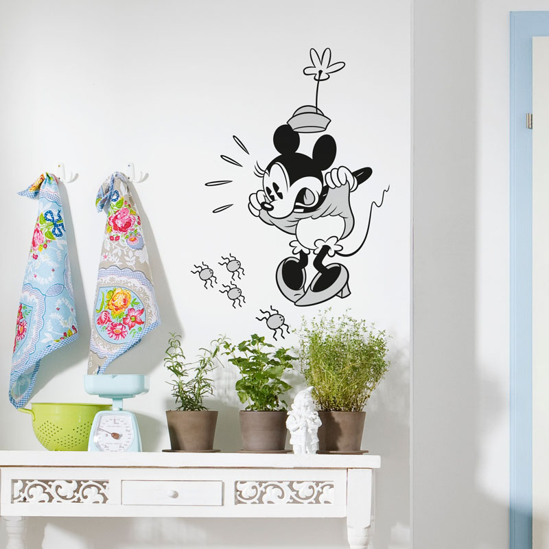 Disney Wandsticker / Wandaufkleber "Minnie Scream"