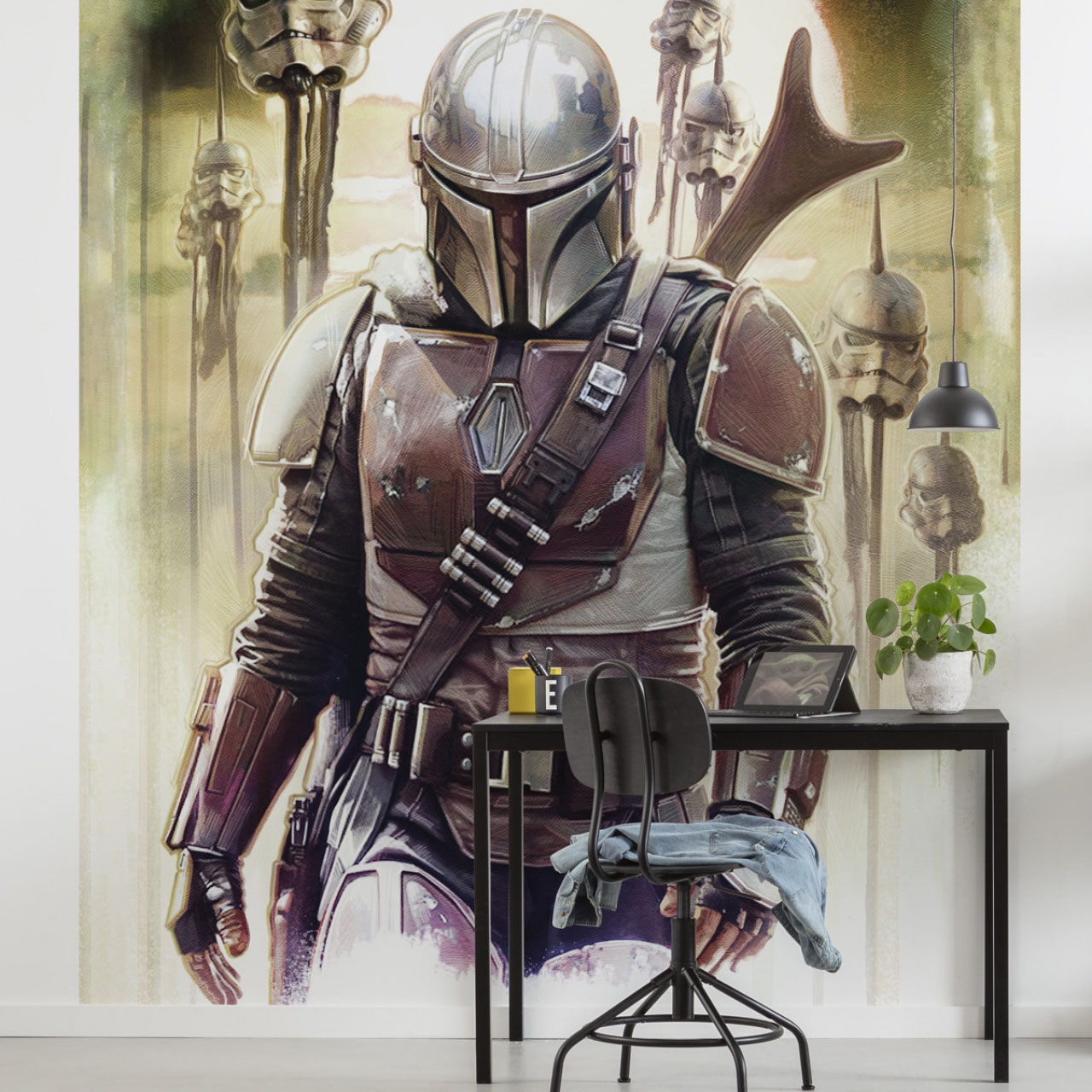 Star Wars Vlies Fototapete "Star Wars The Mandalorian Big Impaler" 2,00m x 2,80m