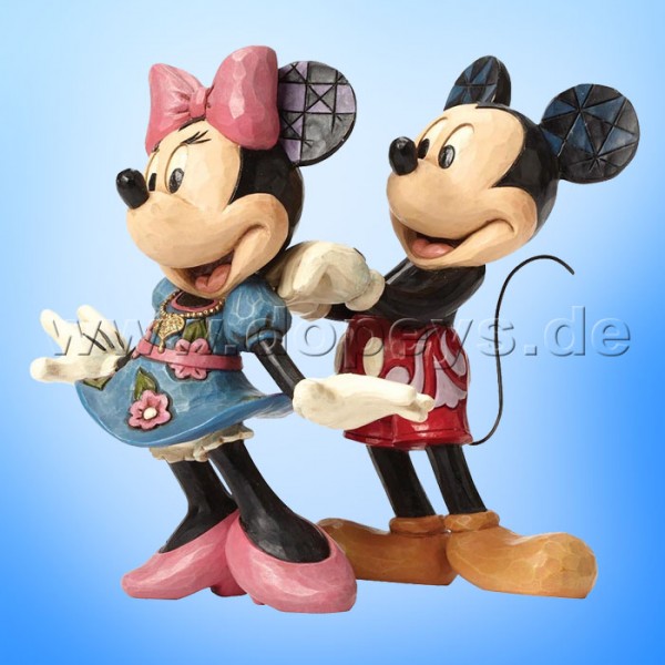 Disney Traditions / Jim Shore Figur von Enesco."For My Sweetheart (Mickey & Minnie Maus)" 4046042.