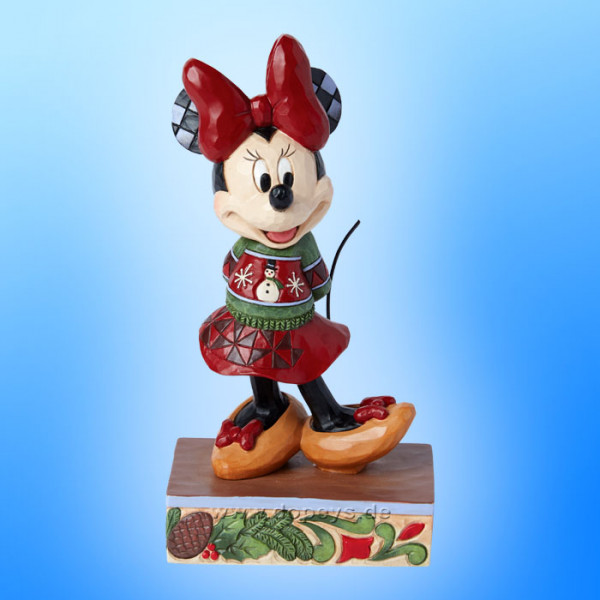 Disney Traditions Figur - Mickey Maus im Weihnachtspullover (Holiday Ready) von Jim Shore 6015003