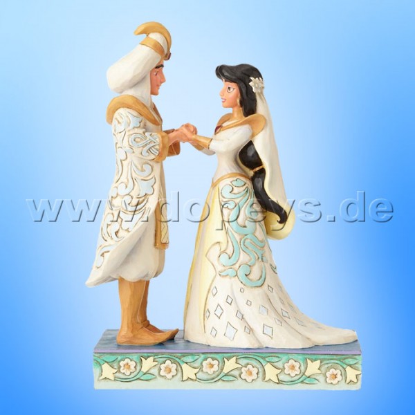 Disney Traditions / Jim Shore Figur von Enesco "A Wish Come True (Jasmin & Aladdin Hochzeitsfigur)" 4056750.