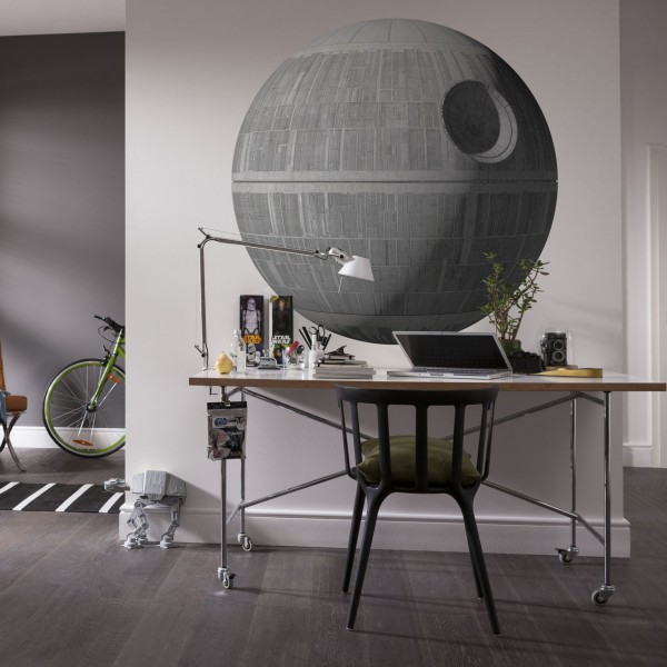 Star Wars Vlies Fototapete selbstklebend "Star Wars XXL Death Star" 127cm x 127cm