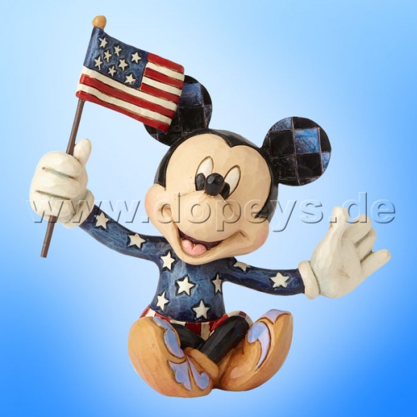 Disney Traditions / Jim Shore Figur von Enesco "Mini Patriotic Mickey" 4056743.