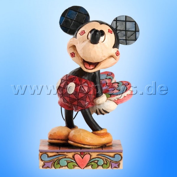 Disney Traditions / Jim Shore Figur von Enesco "Love Struck (Mickey Maus mit Herz)" 4031477.