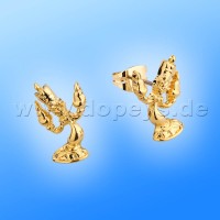 Disney Stud Earrings - Lumiere (Beauty and the Beast) in Gold from Couture Kingdom 12100421 Disney Stud Earrings - Lumiere (Beauty and the Beast) in Gold from Couture Kingdom 12100421