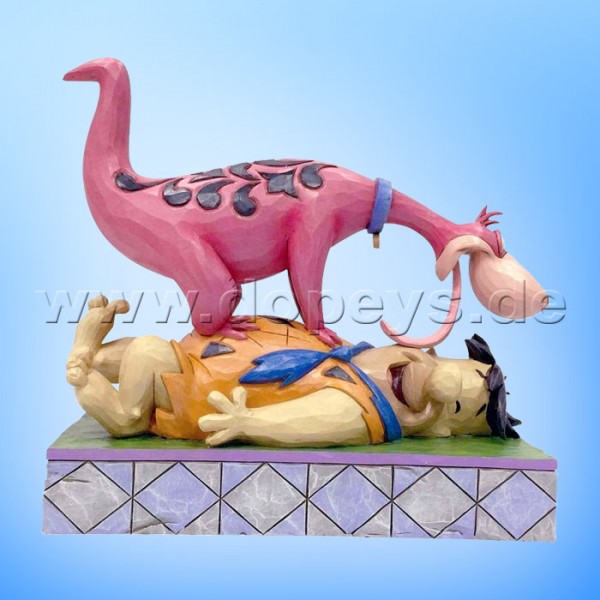 The Flintstones / Jim Shore figurine from Enesco "Prehistoric Man's Best Friend (Dino Jumping on Fred Flintstone)" 4058335