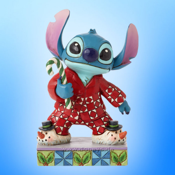 Disney Traditions - Stitch in Christmas Pajamas (Christmas Morning) figurine by Jim Shore 6015008