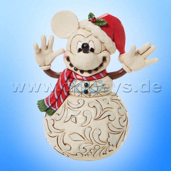 Disney Traditions - Snowy Smiles (Mickey Maus als Schneemann) von Jim Shore 6008976