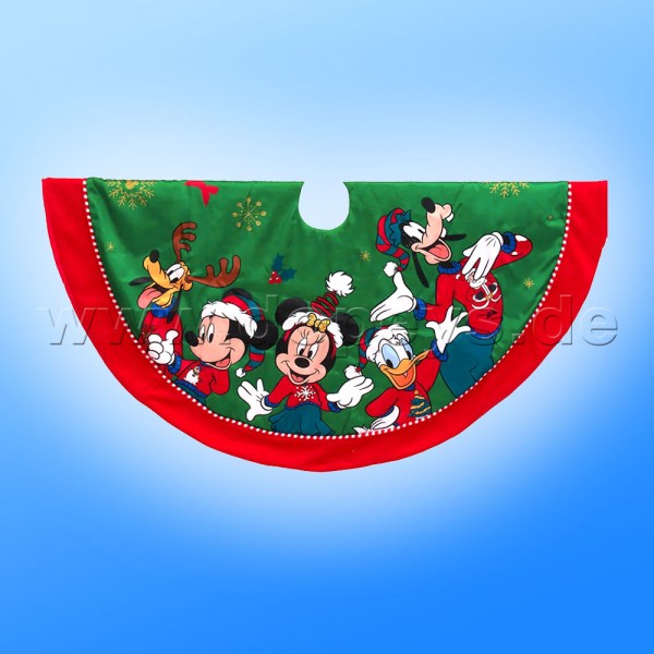 Kurt S. Adler - Disney Weihnachtsbaumdecke / Christbaumrock - Mickey und Freunde DN7225
