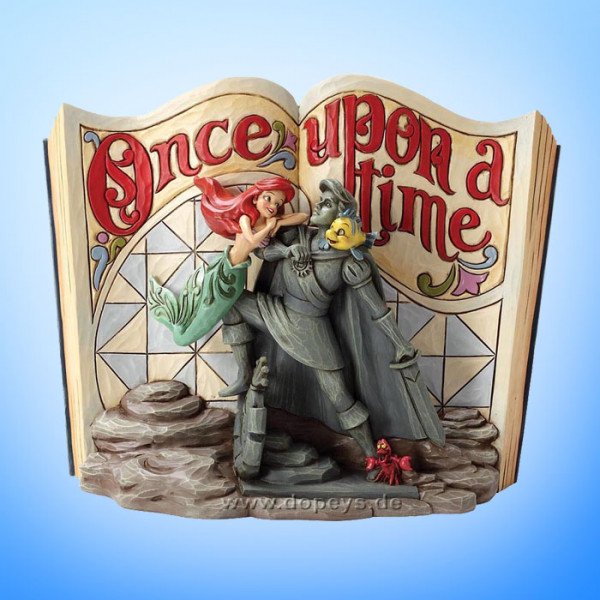 Disney Traditions / Jim Shore Figur von Enesco "Undersea Dreaming (Arielle die Meerjungfrau Märchenbuch)" 4031484.