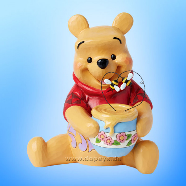 Disney Traditions Figur - Winnie Puuh mit Honigtopf (Bee Sweet), sehr groß von Jim Shore 6014321