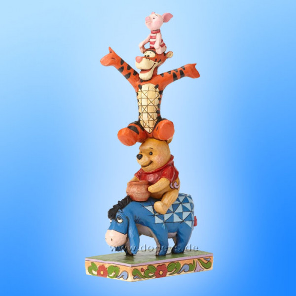 Disney Traditions / Jim Shore figurine from Enesco "Built By Friendship (Eeyore, Pooh, Tigger & Piglet Figurine)" 4055413.