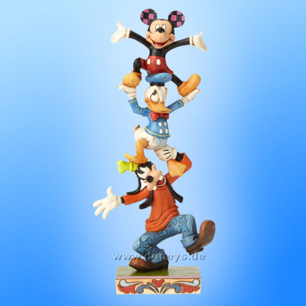 Disney Traditions / Jim Shore Figur von Enesco "Teetering Tower (Goofy, Donald & Mickey)" 4055412.