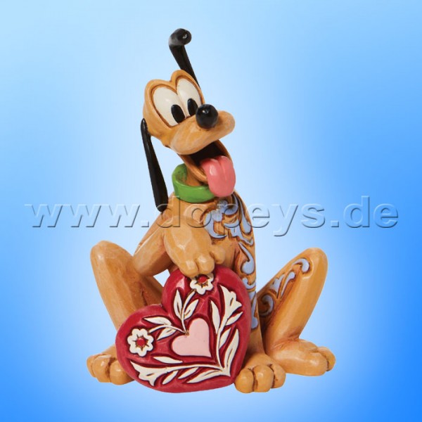 Disney Traditions - Mini Pluto with Heart figurine by Jim Shore 6010108