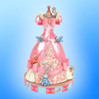 Disney Traditions - Cinderella's Dress Musical Figurine (A Dress for Cinderelly) figurine by Jim Shore 6016340 Disney Traditions - Cinderella's Dress Musical Figurine (A Dress for Cinderelly) figurine by Jim Shore 6016340