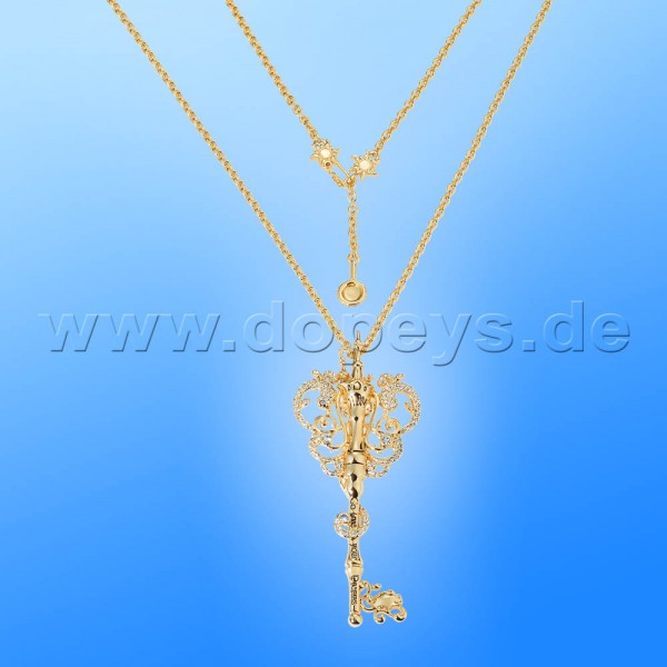 Disney Halskette - Schlüssel (Rapunzel) in Gold von Couture Kingdom 12100641