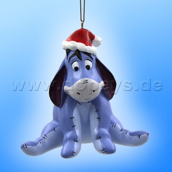 Kurt S. Adler - Disney "I-Aah mit Weihnachtsmütze" Winnie Puuh Weihnachtsbaumanhänger / Ornament DN35033