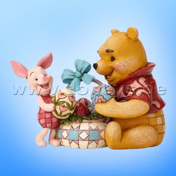 Spring Surprise (Winnie Puuh und Ferkel feiern Ostern) Figur von Disney Traditions / Jim Shore - Enesco 6002844