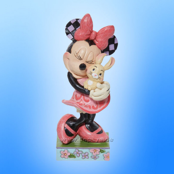 Disney Traditions Figur - Minnie Maus mit Häschen (Sweet Spring Snuggle) von Jim Shore 6011918